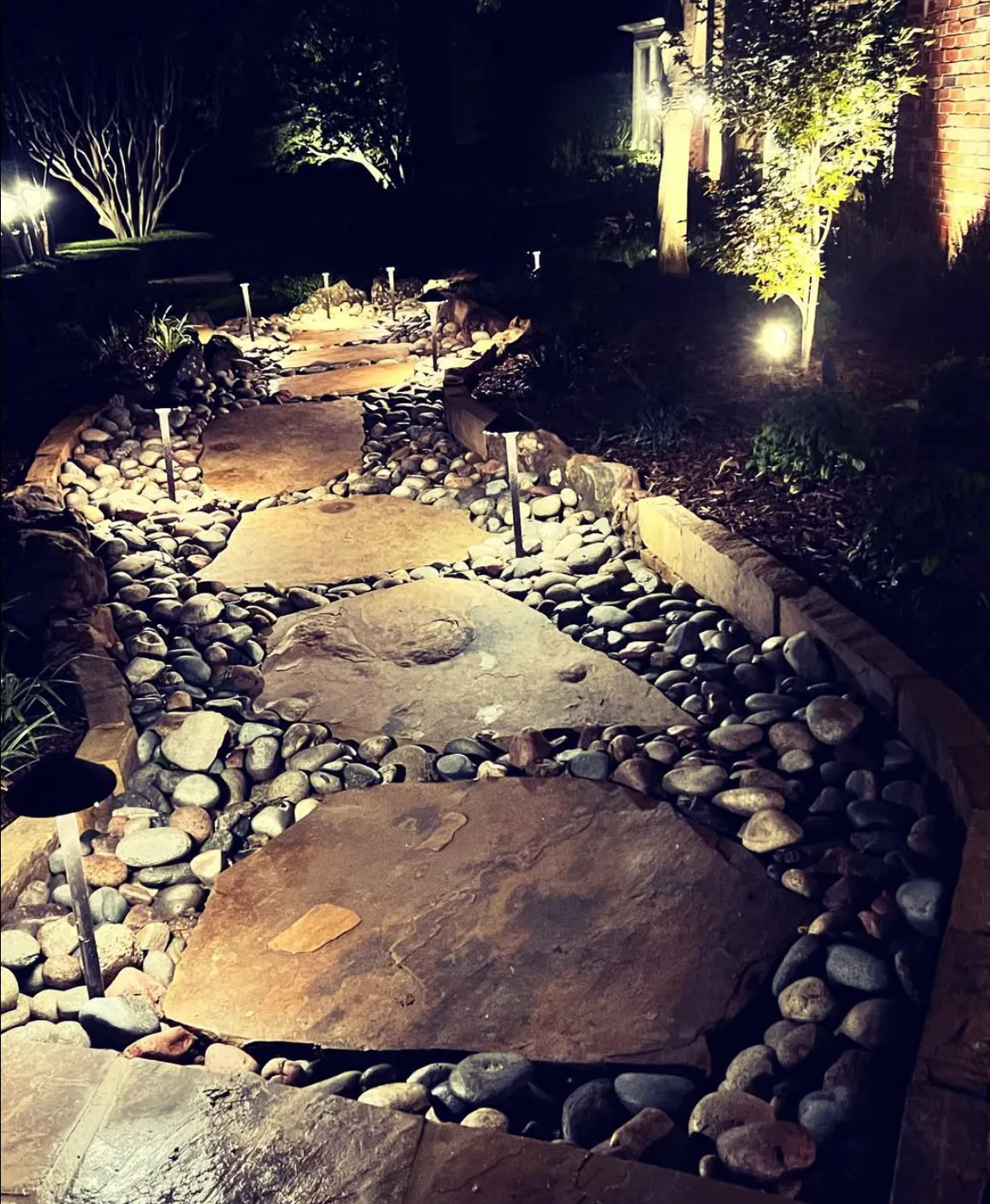 Southern Pro-Vision completed landscaping project